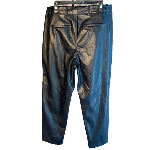 The Limited Faux Leather Black Pants Starry‎ Night Size 16 - Picture 4 of 6